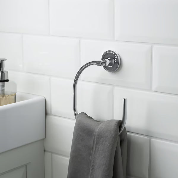 Adhesive Towel Holder – No Drill Stainless Steel Wall Mount