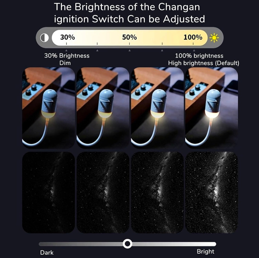 Starry Night Galaxy Projector Lamp