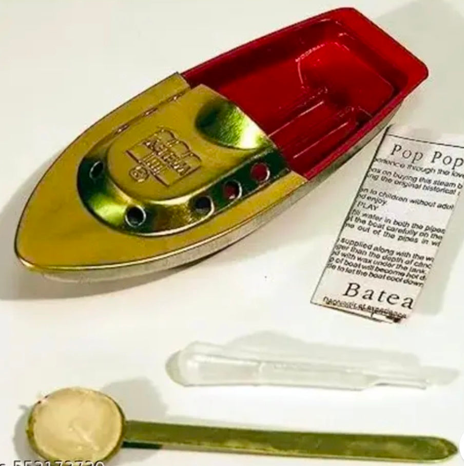90s Classic Oil-Powered Steam Boat Toy