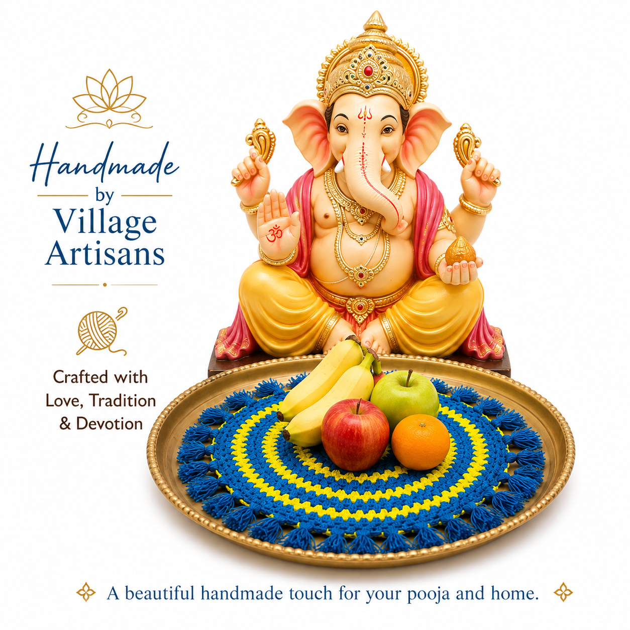 Woolen Mat For Ganapati